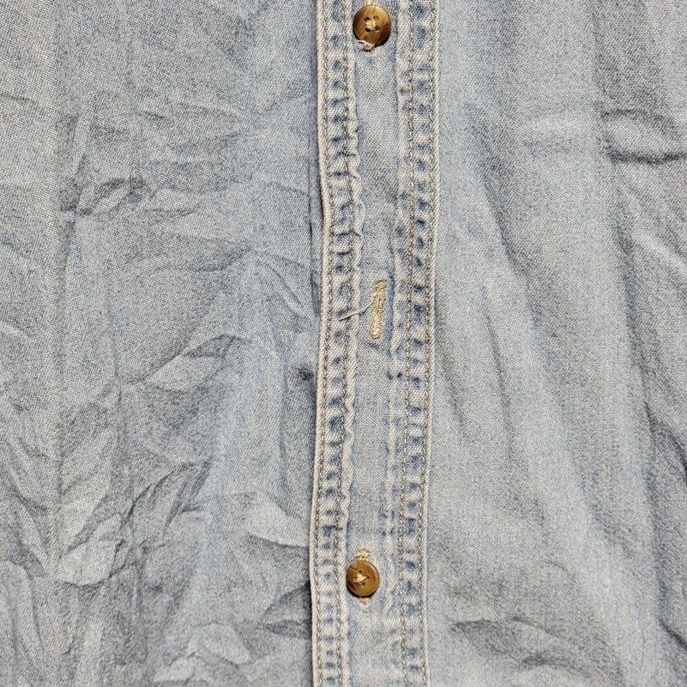 Rare Vintage Ouray Sports Denim Shirt Tony the Tiger Embroidered Long Sleeve XL - Picture 4 of 8
